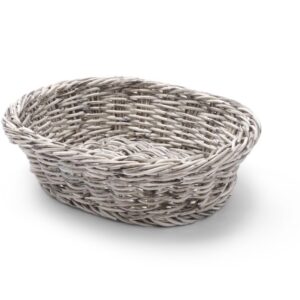 HENDI Brotkorb, oval, HENDI, Hellgrau, 250x190x(H)65mm