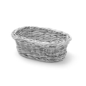 HENDI Brotkorb, oval, HENDI, Hellgrau, 190x120x(H)60mm