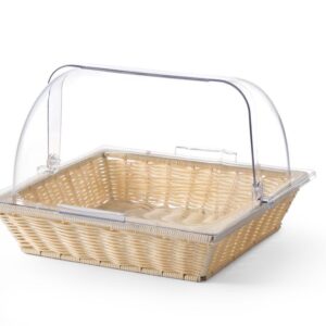 HENDI Brotkorb mit Rolltop-Deckel, HENDI, Korb und Deckel, GN 2/3, 365x335x(H)245mm