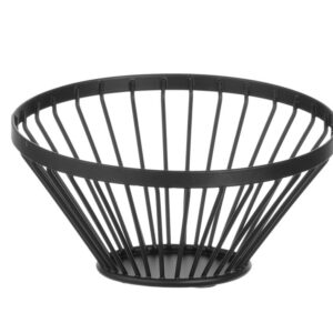HENDI Obstkorb, abgerundet schwarz, HENDI, ⌀150x(H)80mm