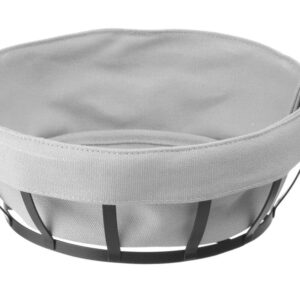 HENDI Brotkorb mit Beutel, HENDI, rund, 220x220x(H)80mm