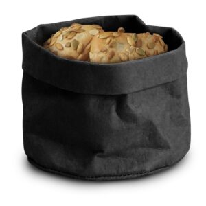 HENDI Brottasche aus Papier, HENDI, Schwarz, 170x170x(H)150mm