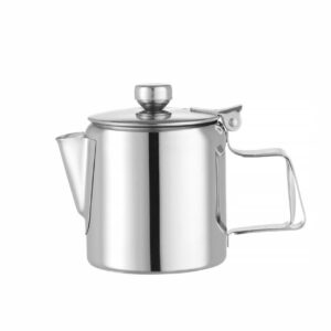HENDI Kaffee-/Teekanne mit Klappdeckel, HENDI, 0,2L, ⌀74x(H)95mm