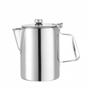 HENDI Kaffee-/Teekanne mit Klappdeckel, HENDI, 0,6L, ⌀97x(H)142mm