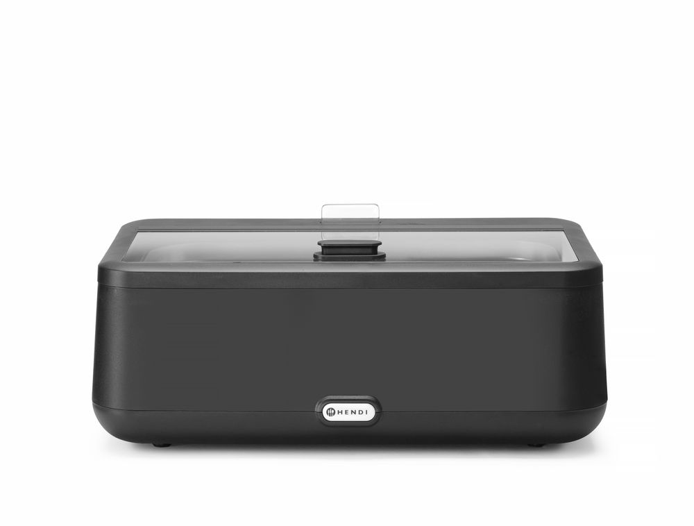 HENDI Chafing Dish UNIQ, HENDI, designed by Robert Bronwasser, Schwarz, 220-240V/700W, 607x402x(H)245mm