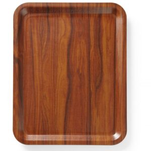 AmerBox Serviertablett, rechteckig, rutschfest, laminiert, AmerBox, Mahagoni, 460x360mm