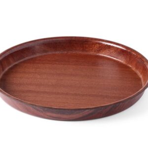 AmerBox Serviertablett in Holzoptik, rund, AmerBox, Mahagoni, ⌀360x(H)30mm