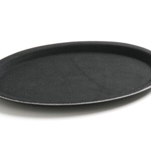 HENDI Serviertablett rutschfest, oval, HENDI, 200x265mm