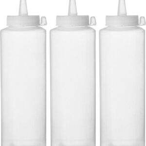 HENDI Spenderflaschen, 3er Set, HENDI, 0,2L, Transparent, 3 Stk., ⌀50x(H)185mm