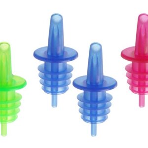 BarUp Freeflow-Ausgießer, BarUp, 2x blau, 2x rot, 2x grün, Rot, 6 Stk