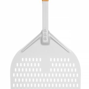 HENDI Pizzaschaufel mit kurzem Griff, quadratisch, perforiert, HENDI, 350x710mm