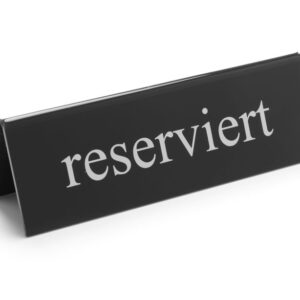 HENDI Tischschild Reserviert, HENDI, reserviert, 130x30x(H)38mm
