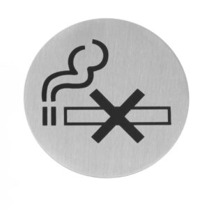 HENDI Türschilder, HENDI, Rauchverbot, ⌀75mm