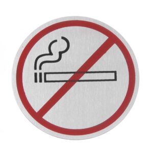 HENDI Wandschilder rund, HENDI, Nicht rauchen, ⌀75mm