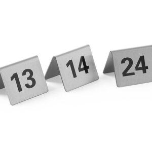 HENDI Tischnummern, HENDI, Nummer 13-24, 50x35x(H)40mm