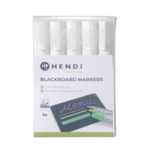 HENDI Kreidemarker 6 mm, HENDI, 5x weiß