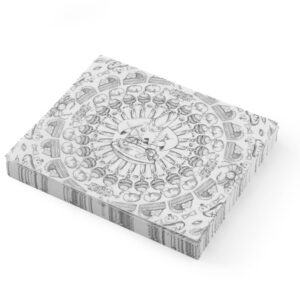 HENDI Einschlagpapier, fettdicht, HENDI, Koch- und Speisen-Aufdruck, 500 Stk., 250x200mm