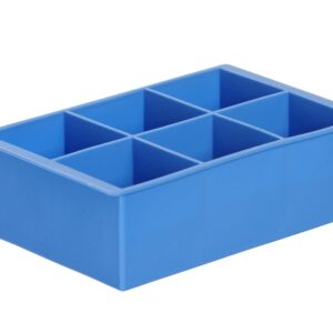 BarUp Eiswürfelform, XL-Würfel, BarUp, Blau, 170x110x(H)52mm