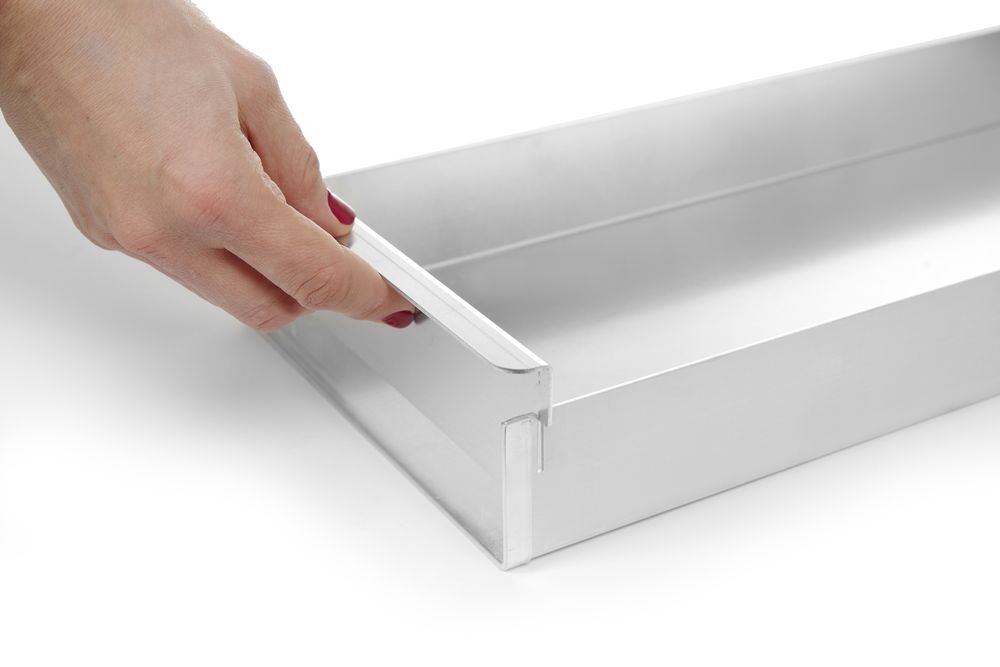 HENDI Backblech mit abnehmbarer Seitenwand, HENDI, 580x200x(H)50mm – Bild 2