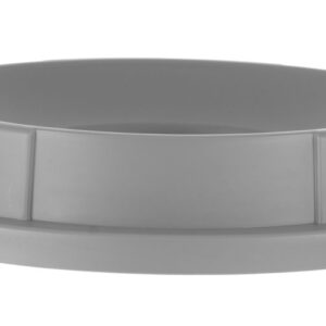AmerBox Offener Deckel für Abfalleimer rund, AmerBox, Passend für 691038, Hellgrau, ⌀570x(H)135mm