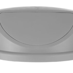 AmerBox Push-Deckel für Abfalleimer rund, AmerBox, Passend für 691038, Hellgrau, ⌀580x(H)190mm