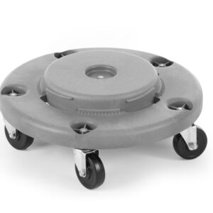 AmerBox Wagen für Abfalleimer rund, AmerBox, Passend für 691038, Hellgrau, ⌀455x(H)165mm