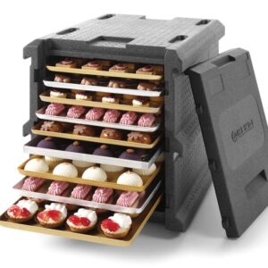 HENDI Thermobox 9x 600x400mm, HENDI, Profi Line, 128L, 540x700x(H)640mm