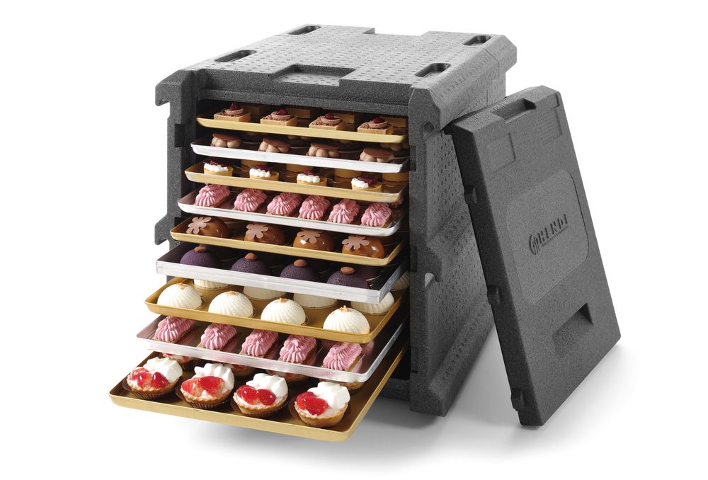 HENDI Thermobox 9x 600x400mm, HENDI, Profi Line, 128L, 540x700x(H)640mm