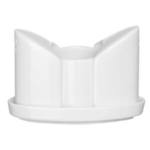 HENDI Salz- und Pfefferstreuer-Set mit Zahnstocherhalter, HENDI, 125x54x(H)90mm