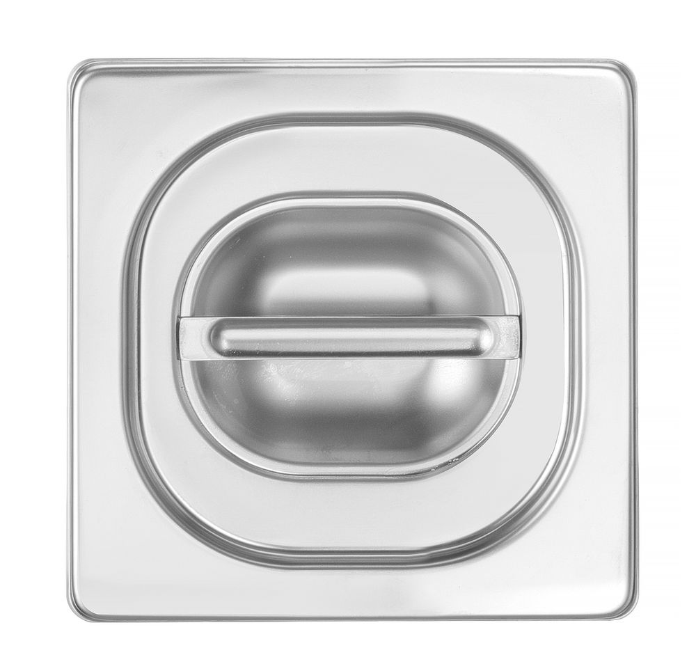 HENDI Gastronorm-Deckel mit Silikonrand, HENDI, Profi Line, GN 1/6, 176x162mm