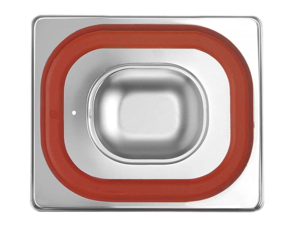 HENDI Gastronorm-Deckel mit Silikonrand, HENDI, Profi Line, GN 1/6, 176x162mm – Bild 2