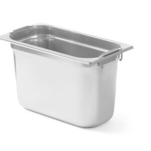 HENDI GN-Behälter mit einklappbaren Griffen, HENDI, Profi Line, GN 1/3, 7,8L, (H)200mm