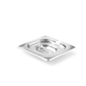 HENDI Gastronorm-Deckel mit Löffelaussparung, HENDI, Profi Line, GN 1/6, 176x162mm
