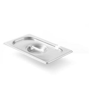 HENDI Gastronorm-Deckel mit Löffelaussparung, HENDI, Kitchen Line, GN 1/4, 265x162mm