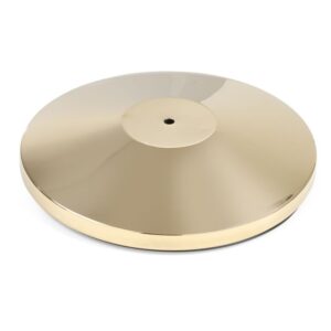 HENDI Absperrpfosten, goldfarben, HENDI, Bodenplatte, ⌀360x(H)65mm