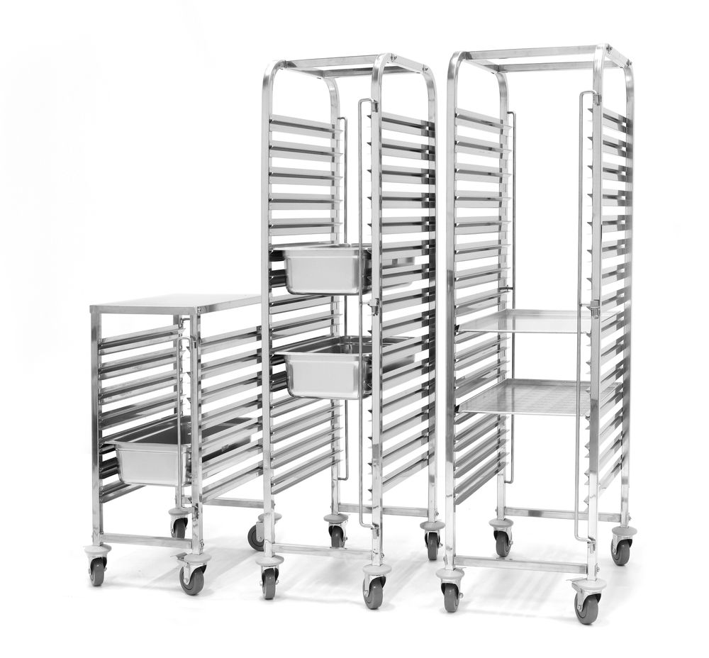 HENDI Abräumwagen - 7 x GN 1/1, HENDI, Profi Line, 445x615x(H)945mm – Bild 2