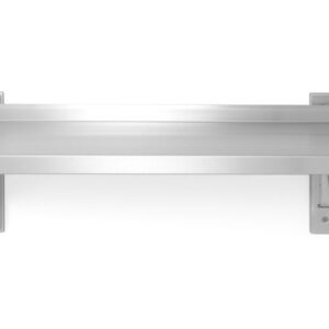 HENDI Wandablage einstellbar, einfach, mit 2 Halterungen, HENDI, 800x300x(H)600mm