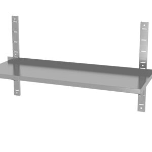 HENDI Wandablage einstellbar, einfach, mit 2 Halterungen, HENDI, 1400x300x(H)600mm