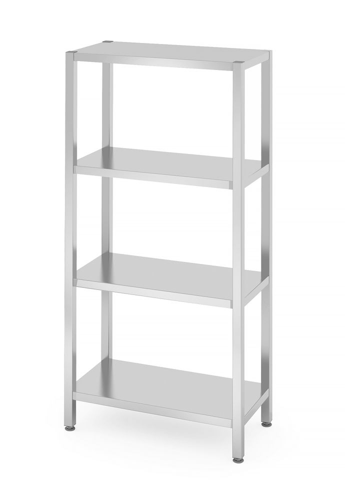HENDI Lagerregal mit 4 Regalen – verschraubt, HENDI, Kitchen Line, 800x400x(H)1800mm 1 HENDI Lagerregal mit 4 Regalen – verschraubt, HENDI, Kitchen Line, 800x400x(H)1800mm