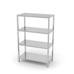 HENDI Lagerregal mit 4 Regalen – verschraubt, HENDI, Kitchen Line, 1000x400x(H)1800mm