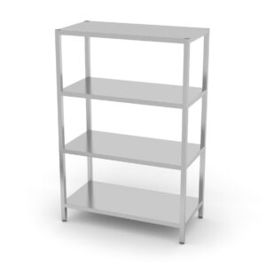 HENDI Lagerregal mit 4 Regalen – verschraubt, HENDI, Kitchen Line, 1000x500x(H)1800mm