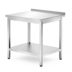 HENDI Wandtisch mit Ablage – verschraubt, Tiefe 700 mm, HENDI, Profi Line, 800x700x(H)850mm