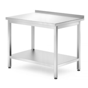 HENDI Wandtisch mit Ablage – verschraubt, Tiefe 700 mm, HENDI, Profi Line, 1000x700x(H)850mm