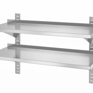 HENDI Doppelwandige Ablage, einstellbar, mit 2 Halterungen, HENDI, 1000x400x(H)600mm