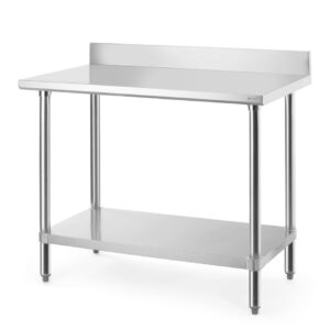 HENDI Arbeitstisch mit Aufsatz, HENDI, Budget Line, 1000x600x(H)950mm