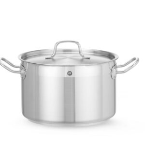 HENDI Kochtopf, mittel - mit Deckel, HENDI, Profi Line, 6,7L, ⌀240x(H)150mm