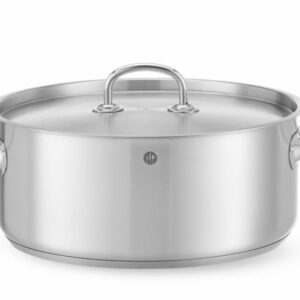 HENDI Topf niedrig - mit Deckel, HENDI, Kitchen Line, 7,3L, ⌀280x(H)120mm
