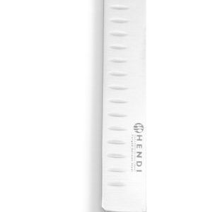 HENDI Schinken-/Lachsmesser, HENDI, Profi Line, Grantonschliff, Schwarz, (L)430mm