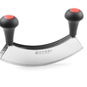 HENDI Wiegemesser, HENDI, Doppelklinge, Schwarz, 215x150mm