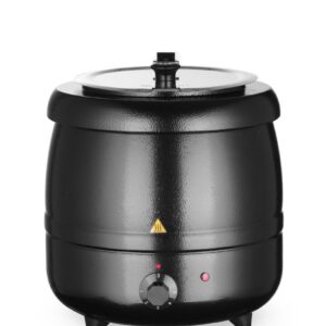 HENDI Suppenkessel, HENDI, Kitchen Line, 8L, Schwarz, 230V/400W, ⌀330x(H)363mm